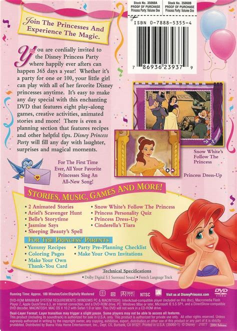 Walt Disney - Princess Party Volume 1 - Celebrate Every Day Like A ...