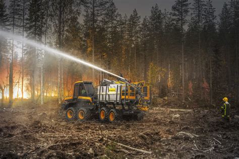 Ponsse släcker bränder - Traktor Power