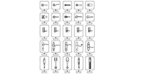 Glass Door Handle Cad Block - Glass Door Ideas