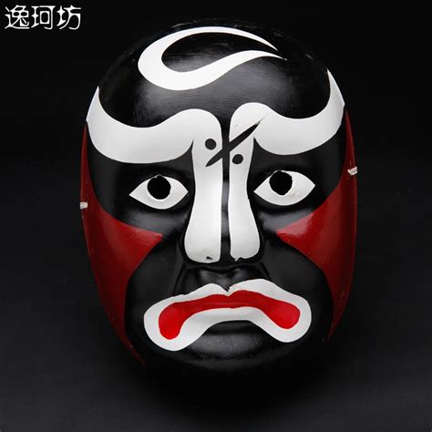 Chinese style peking opera gypsum mask beijing opera mask male-in Party Masks from Home & Garden ...