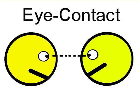 Eye Contact Can Be Awkward!