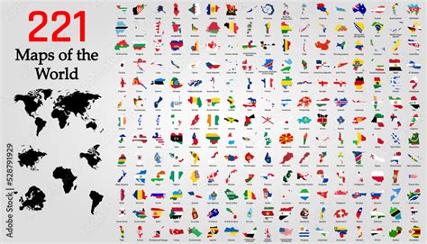 All 225 Complete Countries Map of the World Perfect Icons . A complete maps of the world. Every ...