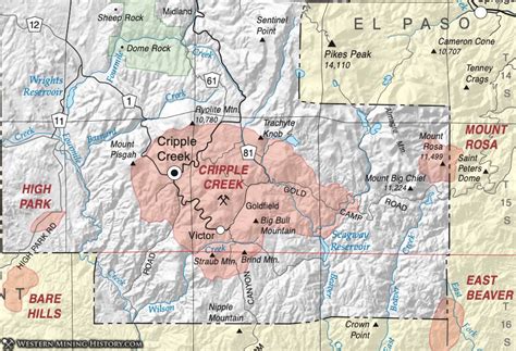 Teller County Colorado Mining Districts – Western Mining History