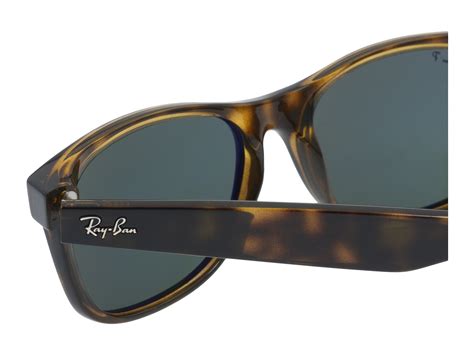 Ray-Ban RB2132 New Wayfarer Polarized 55mm at Zappos.com