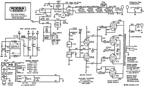 Mesa Studio 22 Schematic