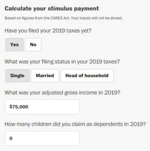 Coronavirus Stimulus Check Calculator: Washington Post | Omega Wealth ...