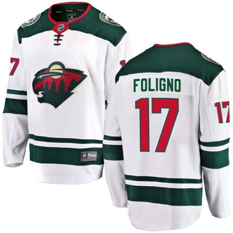 Marcus Foligno Minnesota Wild Fanatics Branded Breakaway White Away Jersey On Sale