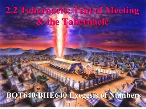 PPT - 2.2 Tabernacle: Tent of Meeting the Tabernacle PowerPoint Presentation - ID:177753