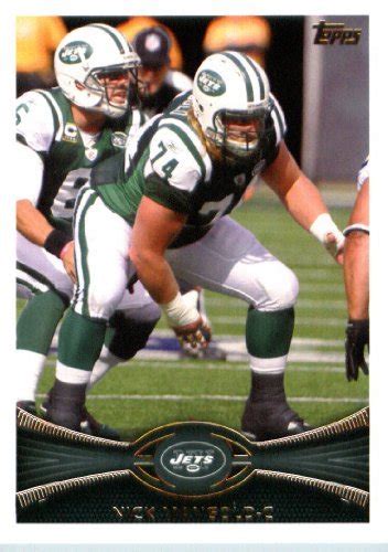 Nick Mangold Jets Card, Jets Nick Mangold Card, Nick Mangold New York Jets Card