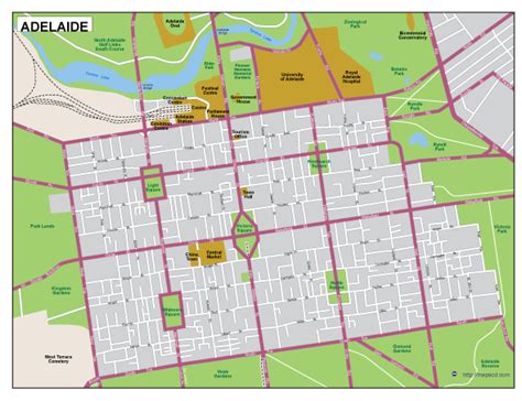 Adelaide EPS map. EPS Illustrator Map | Vector World Maps