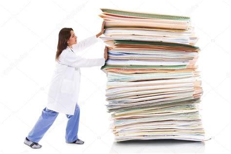 Giant stack of papers | Paper pusher — Stock Photo © iodrakon #72115981