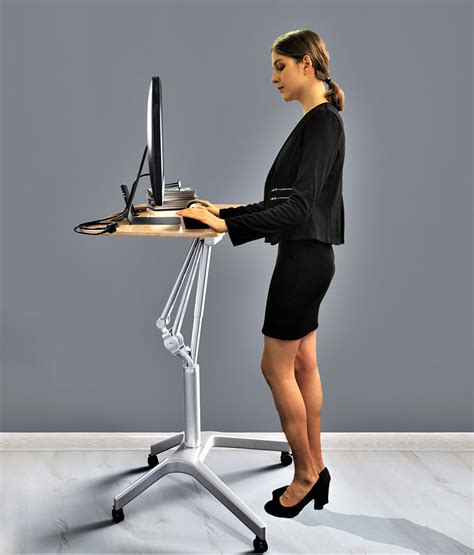 Portable standing desk with wheels – Ergonomic Corporation Hongkong Ltd