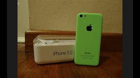 Unboxed : Apple iPhone 5c 16 GB (Green) - YouTube