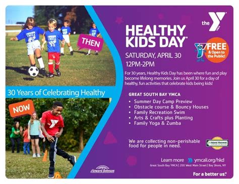 Healthy Kids Day Returns to the Great South Bay YMCA | Bay Shore, NY Patch