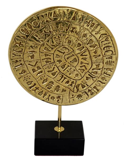 Buy Talos Artifacts Phaistos disc sculpture museum reproduction - Palace of Knossos - Minoan ...