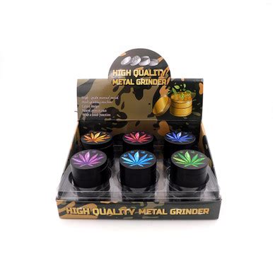 PaylessDistro.com: Color Weed Leaf Design Manual Metal Grinder ...