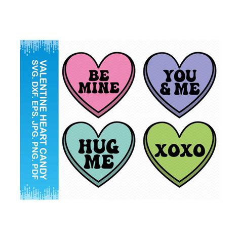 Valentine svg Candy heart svg, Valentines svg Candy hearts p - Inspire Uplift