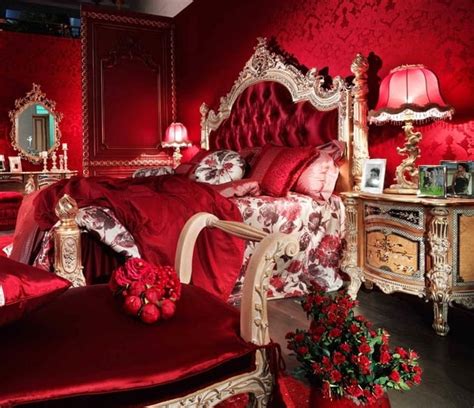 » Red Italian Style Bedroom FurnitureTop and Best Italian Classic Furniture