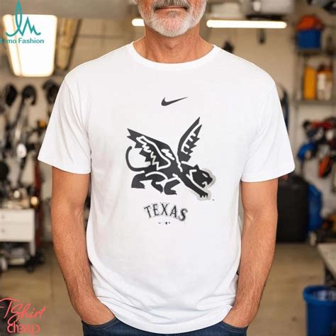 Official Texas Rangers Nike 2023 City Connect Peagle Logo Shirt - Limotees