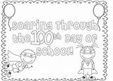 100th Day Of School Freebies Sketch Coloring Page sketch template