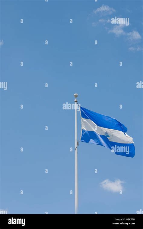 Low angle view of an Argentinean flag, Miami, Florida, USA Stock Photo ...