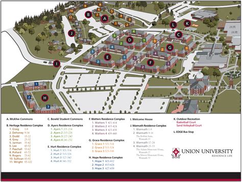 Union University Campus Map | Images and Photos finder