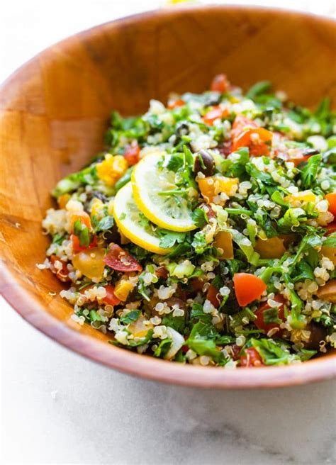 Tabouli Salad with Quinoa (Gluten Free Tabbouleh) | Cotter Crunch