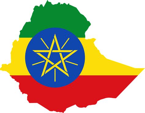 Download Ethiopia, Flag, Map. Royalty-Free Vector Graphic - Pixabay