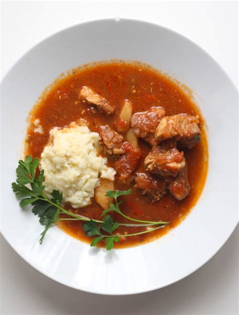 Traditional Hungarian Goulash With Dumplings – fusion craftiness