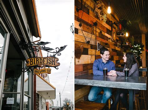 Winter Engagement Session | Birdfish Brewing Co. | Gina & Rodney