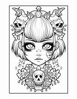 Horror Coloring Pages Free Printable PDF sketch template
