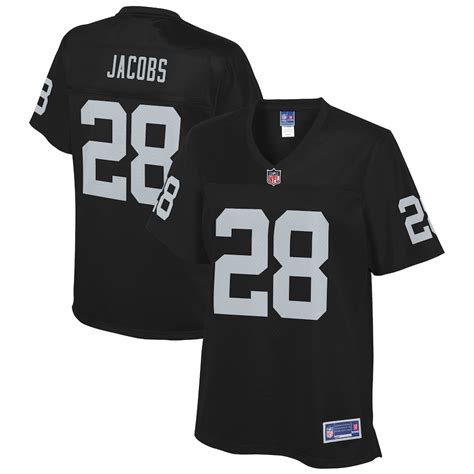 Women's Las Vegas Raiders Josh Jacobs NFL Pro Line Black Team Player Jersey