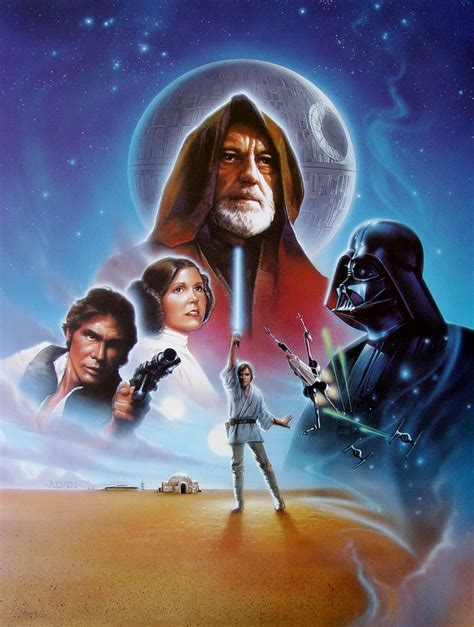 The Geeky Nerfherder: Movie Poster Art: Star Wars (1977)