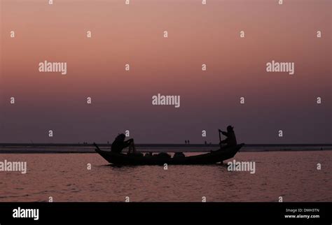 Sunrise at kuakata in Bangladesh Stock Photo - Alamy