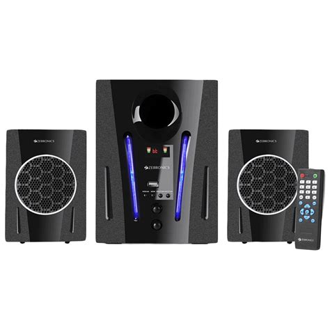 Buy ZEBRONICS 40 Watts 2.1 Multi-Channel Speaker (Built-in FM Radio ...