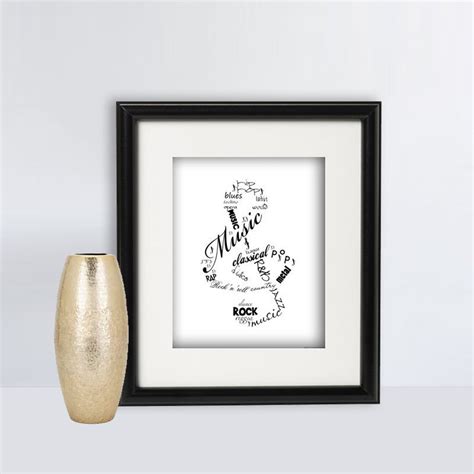 Music Wall Art, Music Art, Music Note Wall Art, Music Print, Music Wall ...