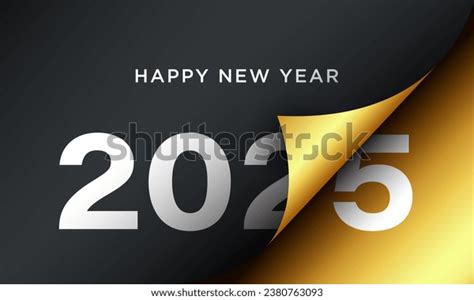 2025 Happy New Year Background Design Stock Vector (Royalty Free ...