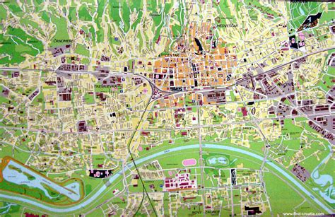 Zagreb Map