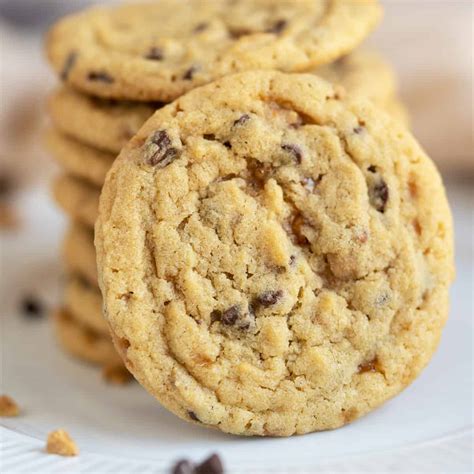 Chocolate English Toffee Bit Cookies - My Cookie Journey