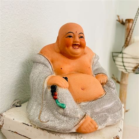 Laughing Buddha Statue - Etsy