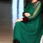 Green party dresses - Pakistani dresses in green color