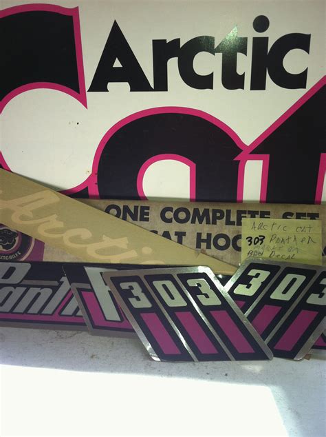 VINTAGE ARCTIC CAT VINTAGE SLED DECAL SNOWMOBILE VINTAGE PARTS ...