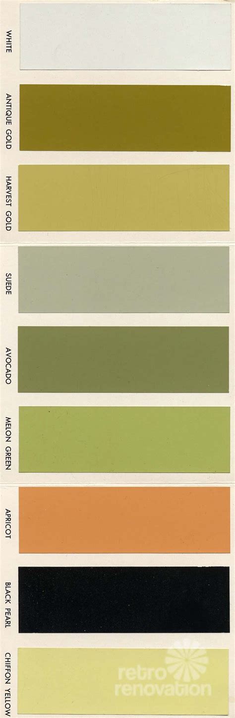 New 1960S Color Palette | Retro renovation, Nature color palette ...