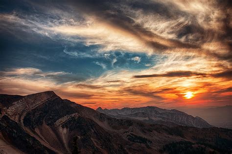 Mountains Peak Sunset - Free photo on Pixabay