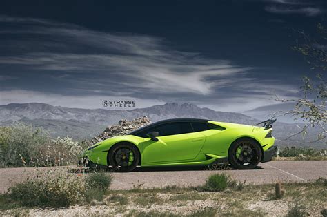 Absolute Head-Turning Tuning: Lime Green Lamborghini Huracan with Black Elements — CARiD.com Gallery