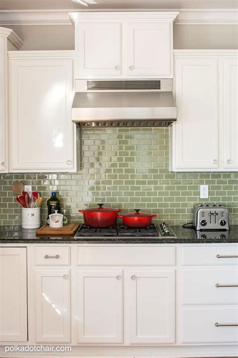 Painted Kitchen Cabinet Ideas and Kitchen Makeover Reveal - The Polka ...