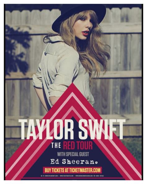 Taylor Swift - The RED Tour Poster | Taylor swift red tour, Red tour ...