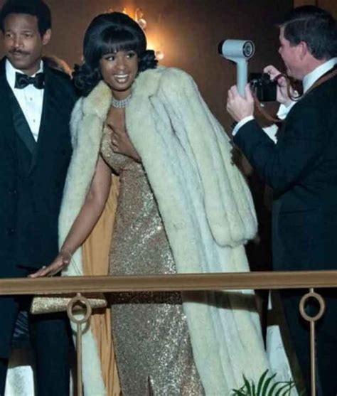 Aretha Franklin White Fur Coat | Respect 2021 Jennifer Hudson Coat