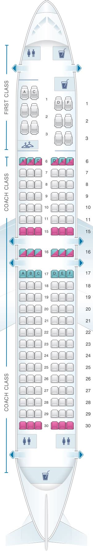 Seat Map Alaska Airlines - Horizon Air Boeing B737 400 | SeatMaestro