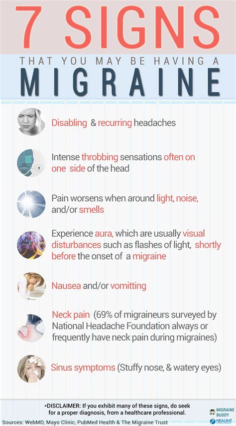 7 Signs That You May Be Having A #Migraine: An Infographic | Migraine ...